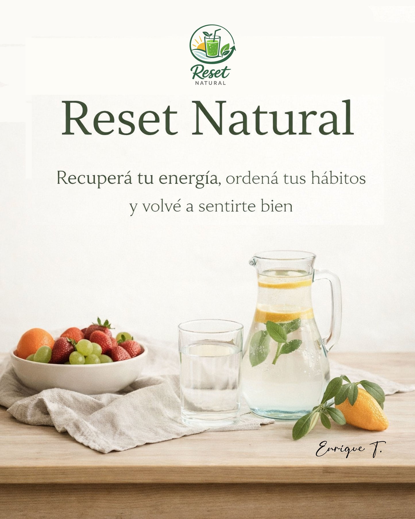 RESET NATURAL - Recuperá energía en 7 dias con  (Ebook + bonus)
